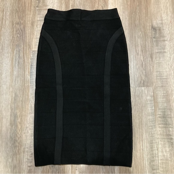 BEBE Midi Bandage Bodycon Pencil Skirt - Picture 2 of 10
